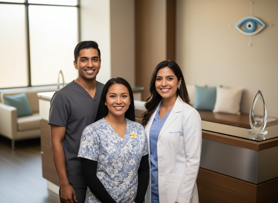 EyelanDEyeDOC team - friendly eye care professionals